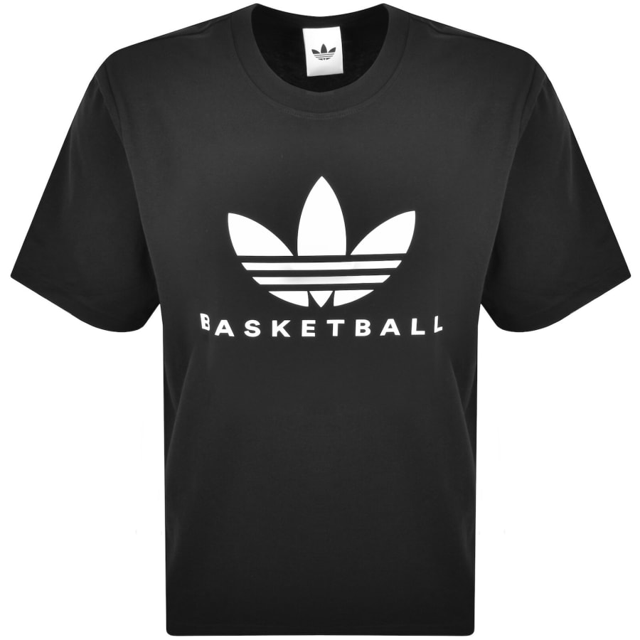 adidas Originals Basketball T Shirt Black | Mainline Menswear us